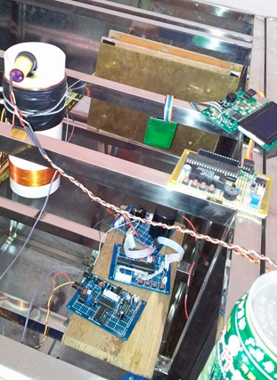 罗劼、陈定罡、蔡宗霖同学制作《IC卡积分管理分类回收箱》