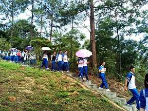 钦州市第二中学筑梦班赴钦州港参观仙岛公园及中石油炼油厂