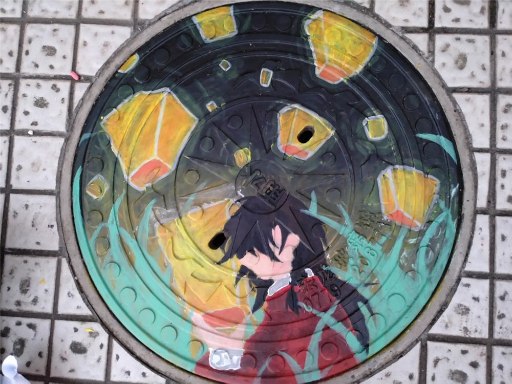 笔墨丹青迎华诞,旧井新颜贺良辰——钦州二中第一届井盖创意绘画比赛成功举办