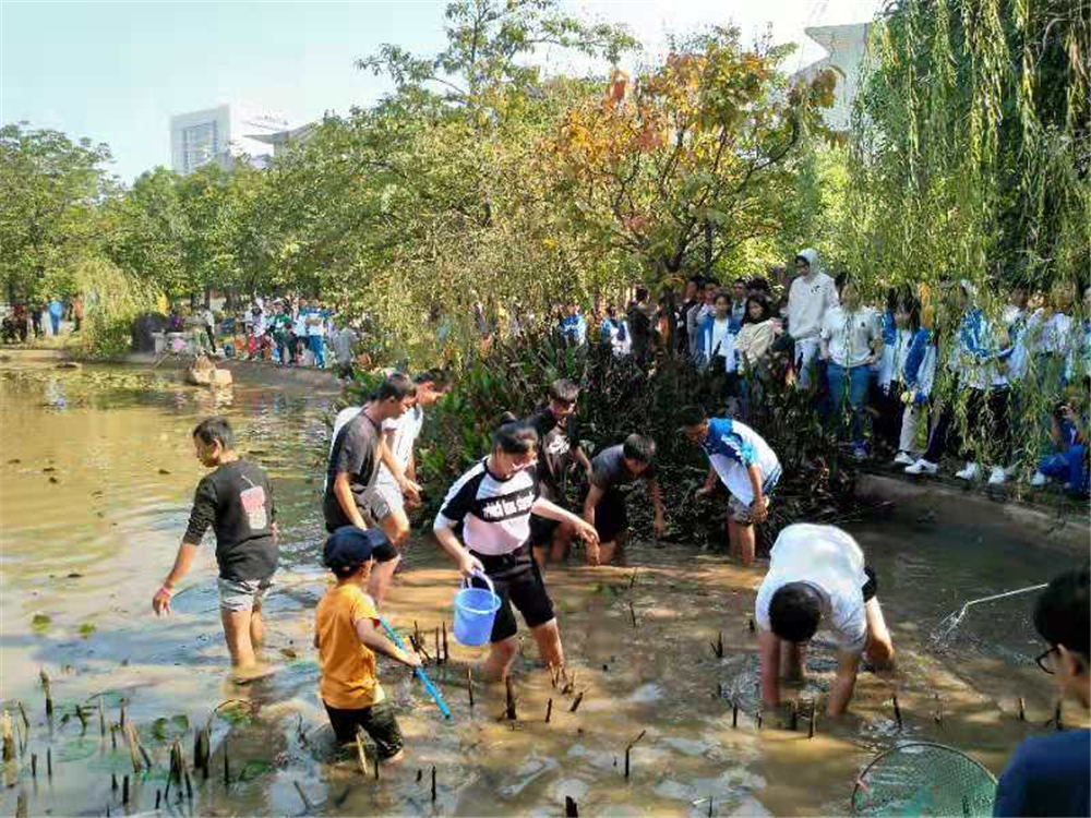 “其乐融融游瑶塘,鳍鳞腹腴知第一”——2019年钦州市第二中学教育集团荷花池开塘节