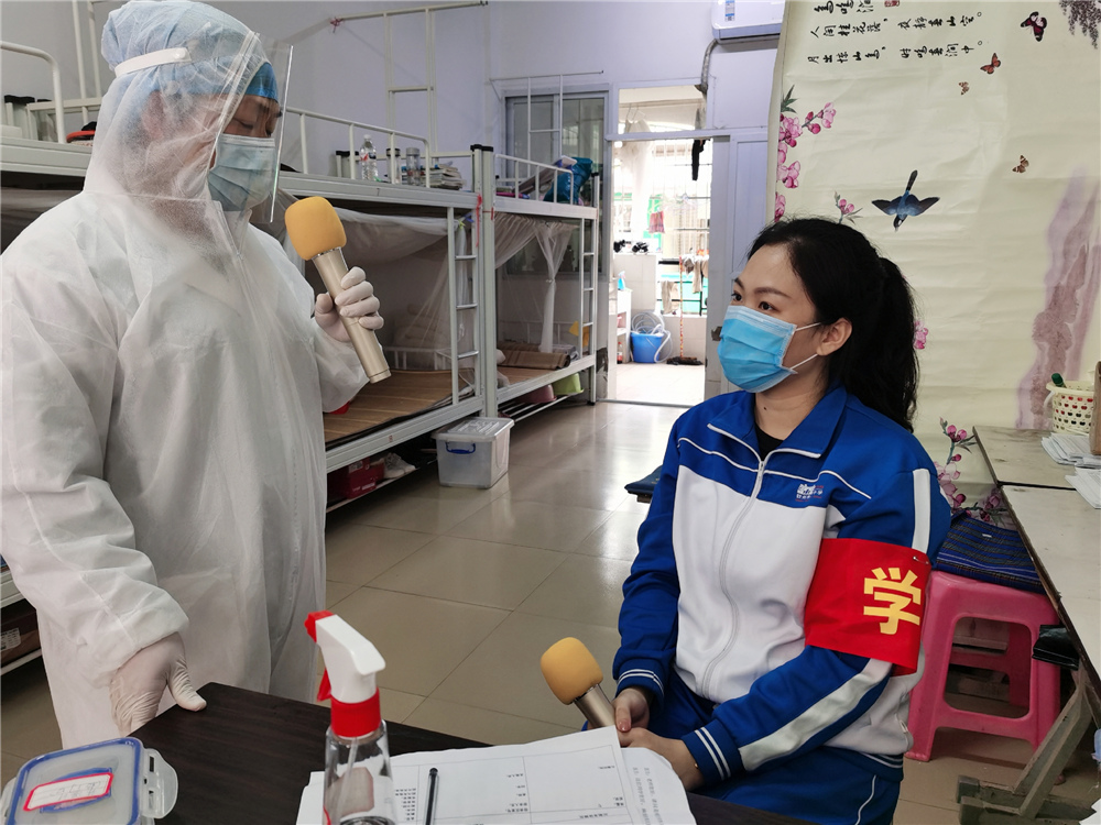 “演练即实战”------钦州市第二中学举行新冠肺炎疫情防控应急演练活动